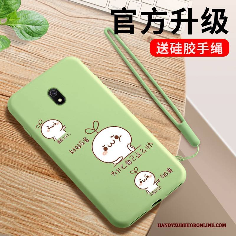 Hülle Redmi 8a Schutz Rot Persönlichkeit, Case Redmi 8a Kreativ Netto Rot Grün