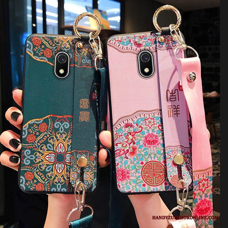 Hülle Redmi 8a Silikon Persönlichkeit Hängende Verzierungen, Case Redmi 8a Taschen Handyhüllen Ring