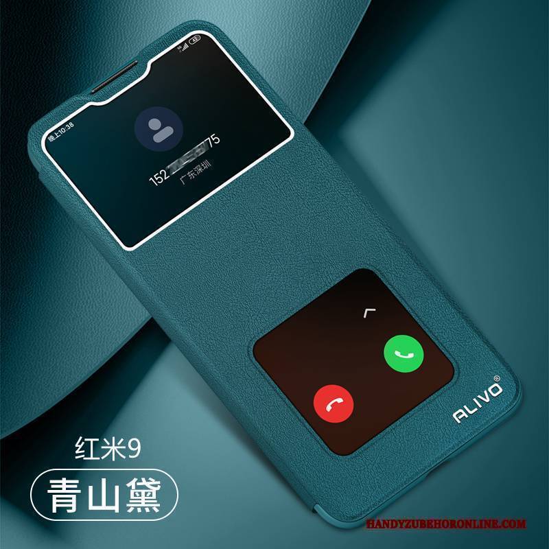 Hülle Redmi 9 Schutz Mini Grün, Case Redmi 9 Silikon Anti-sturz Rot
