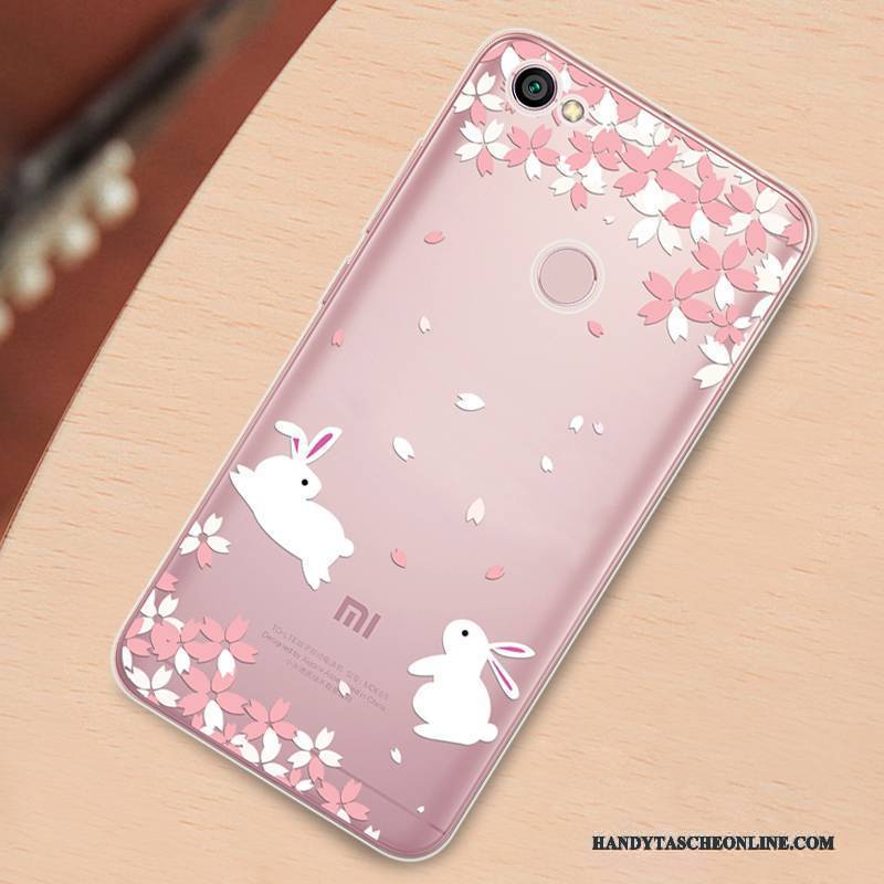 Hülle Redmi Note 5a Silikon Mini Rosa, Case Redmi Note 5a Schutz Rot Persönlichkeit