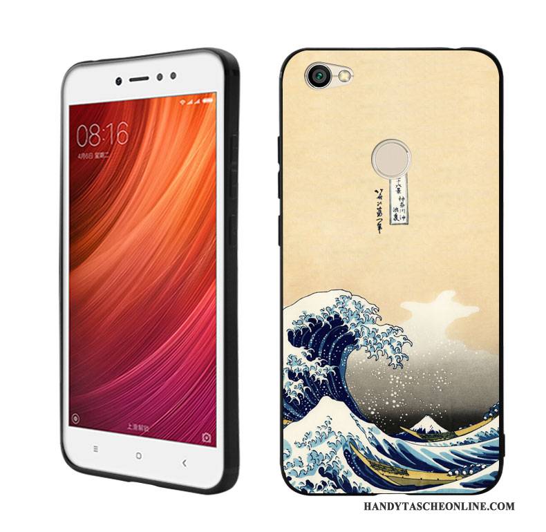 Hülle Redmi Note 5a Weiche Kunst Landschaft, Case Redmi Note 5a Silikon Hoch Gelb