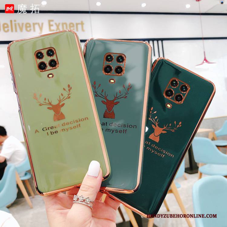 Hülle Redmi Note 9 Pro Silikon Überzug Mini, Case Redmi Note 9 Pro Weiche Handyhüllen Rot