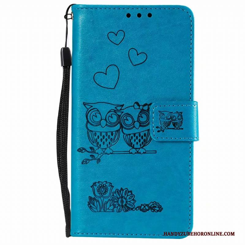 Hülle Samsung Galaxy A10 Taschen Handyhüllen Blau, Case Samsung Galaxy A10 Folio