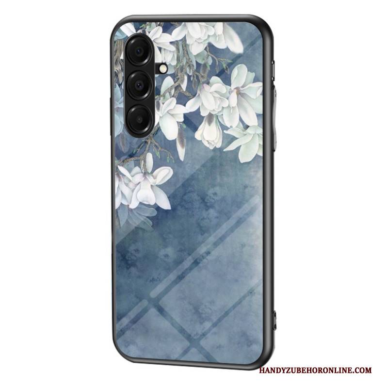 Hülle Samsung Galaxy A17 4g / 5g Blumen Aus Gehärtetem Glas