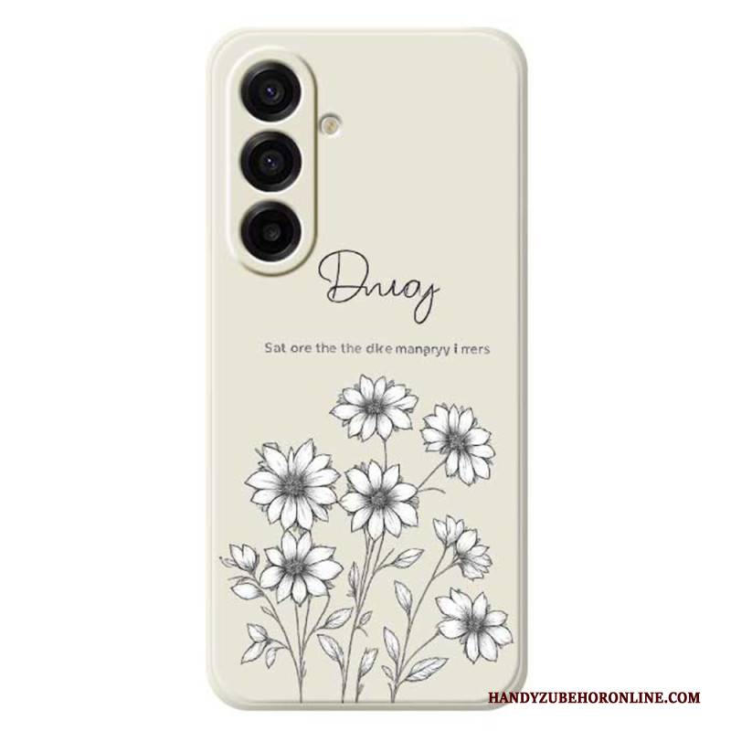 Hülle Samsung Galaxy A17 4g / 5g Handyhülle Grafische Blumen