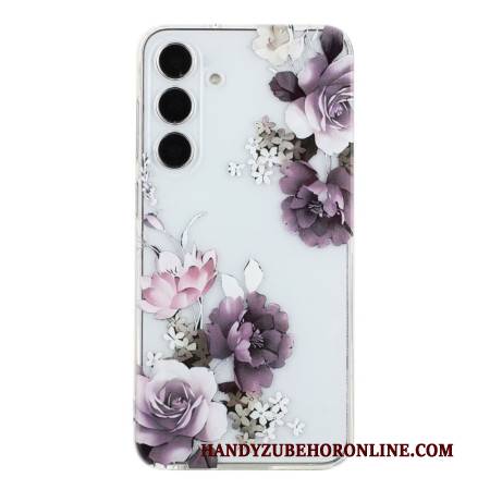 Hülle Samsung Galaxy A17 4g / 5g Lila Pfingstrosen