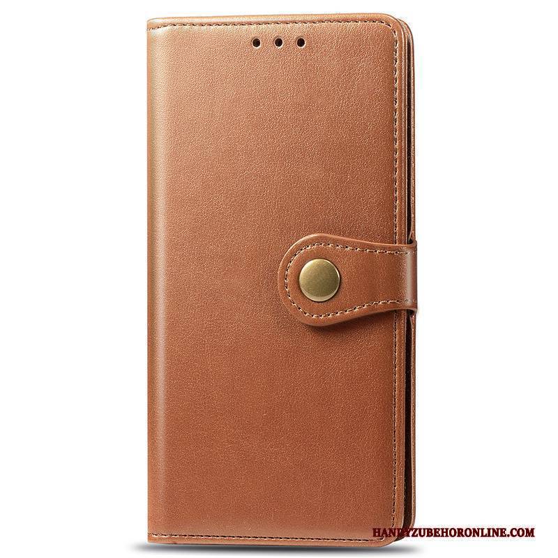 Hülle Samsung Galaxy A21s Geldbörse Karte Anti-sturz, Case Samsung Galaxy A21s Folio Einfarbig Business