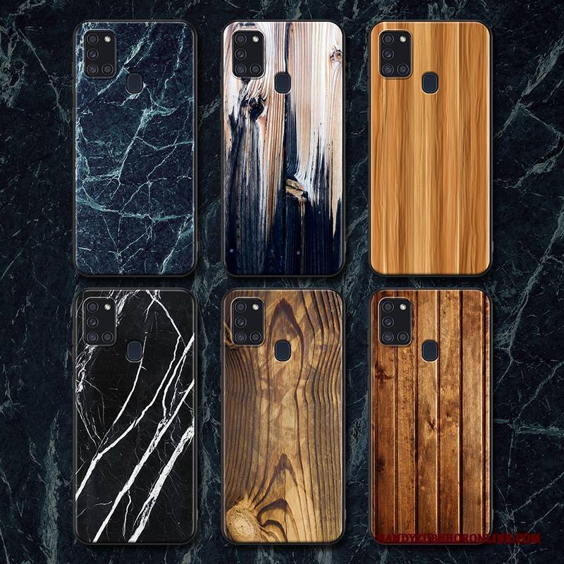 Hülle Samsung Galaxy A21s Weiche Trend Handyhüllen, Case Samsung Galaxy A21s Silikon Persönlichkeit Nubuck