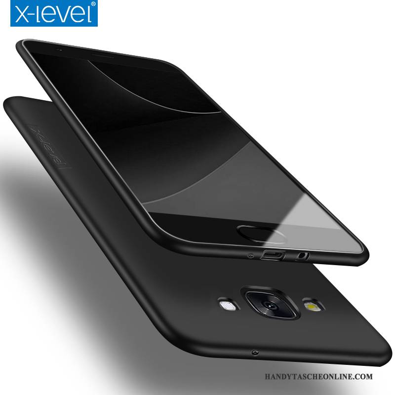 Hülle Samsung Galaxy A3 2015 Weiche Handyhüllen Schlank, Case Samsung Galaxy A3 2015 Silikon Schwarz