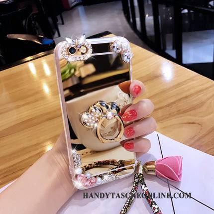 Hülle Samsung Galaxy A3 2016 Schutz Trend Handyhüllen, Case Samsung Galaxy A3 2016 Halterung Blumen Hängende Verzierungen