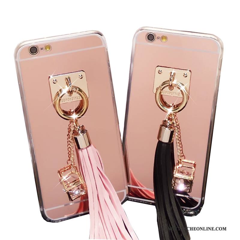 Hülle Samsung Galaxy A3 2016 Strass Spiegel Anti-sturz, Case Samsung Galaxy A3 2016 Schutz Handyhüllen Quaste