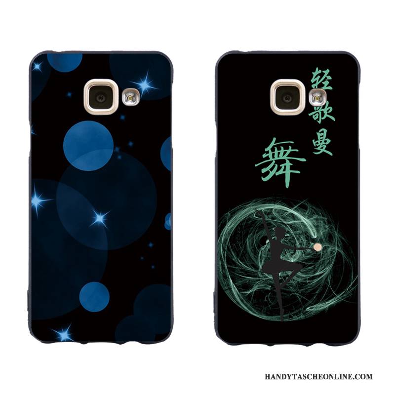 Hülle Samsung Galaxy A3 2016 Weiche Hängende Verzierungen Handyhüllen, Case Samsung Galaxy A3 2016 Schutz Schwarz Anti-sturz