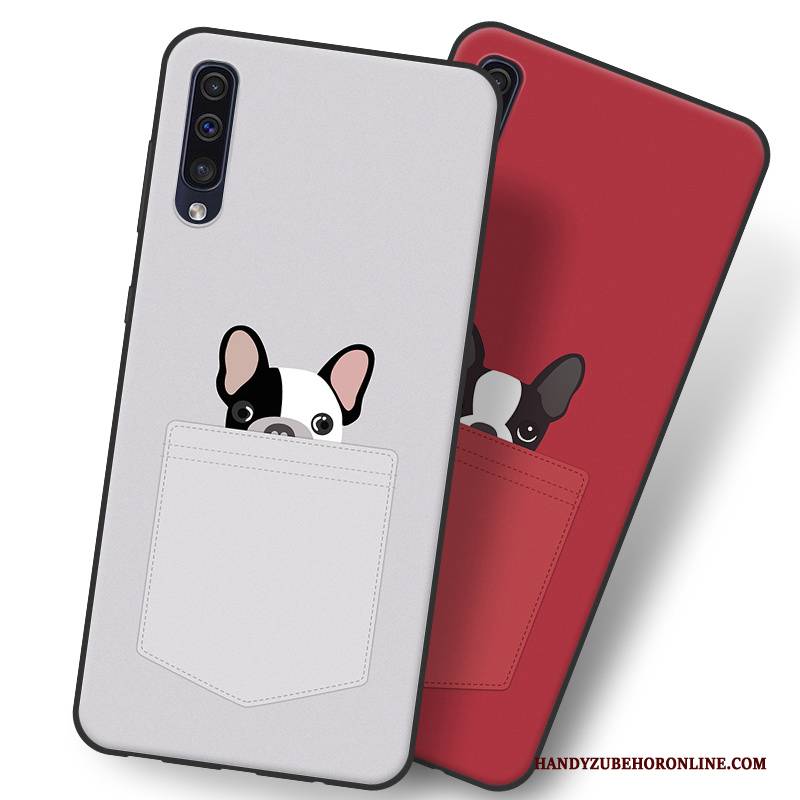 Hülle Samsung Galaxy A30s Karikatur Persönlichkeit Anti-sturz, Case Samsung Galaxy A30s Kreativ Weiß Handyhüllen