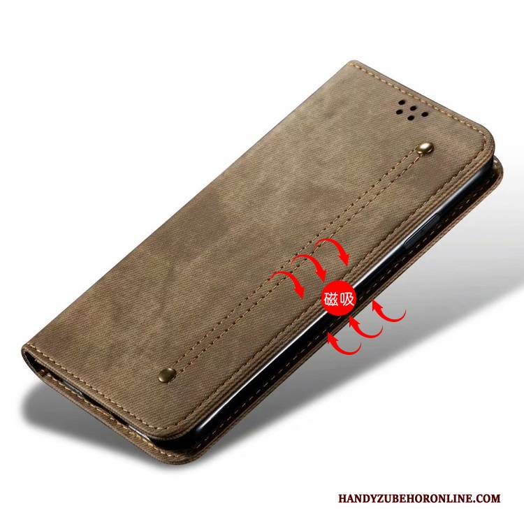 Hülle Samsung Galaxy A30s Lederhülle Business Handyhüllen, Case Samsung Galaxy A30s Folio Membran Temperieren