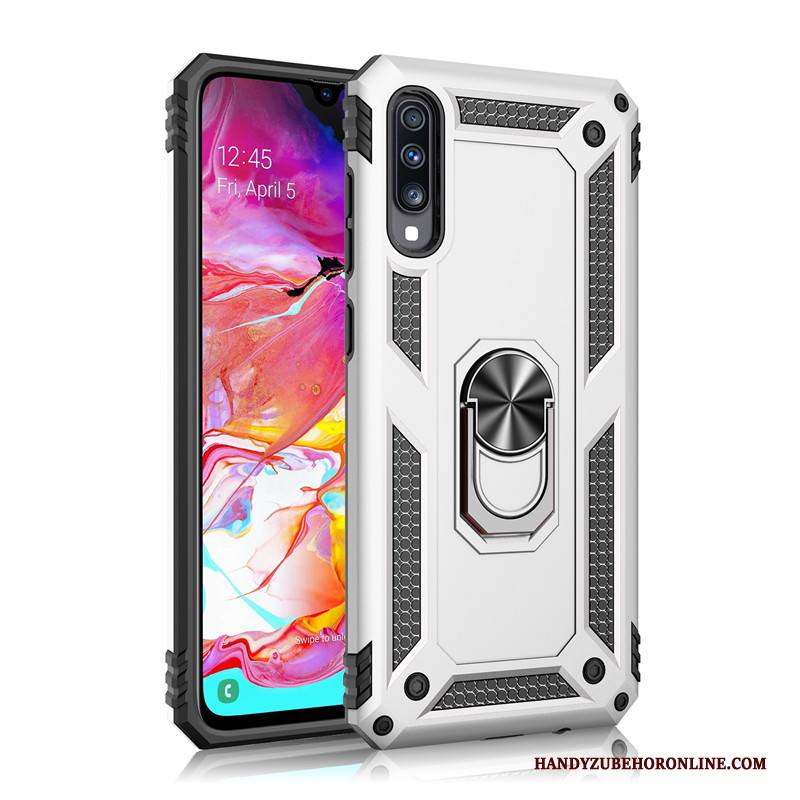 Hülle Samsung Galaxy A30s Taschen Handyhüllen Schwer, Case Samsung Galaxy A30s Halterung Weiß Anti-sturz