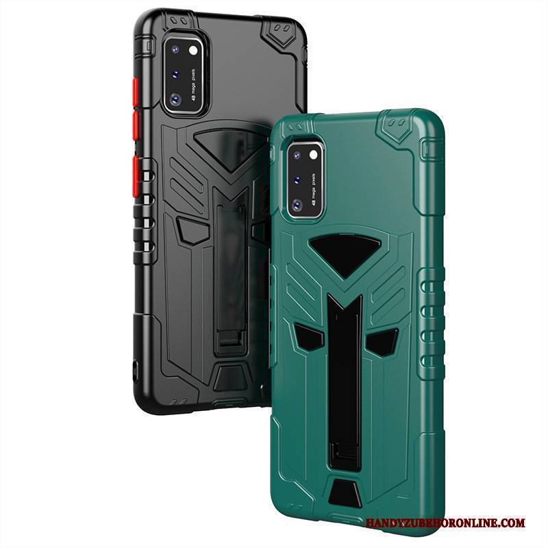 Hülle Samsung Galaxy A41 Halterung Grün Handyhüllen, Case Samsung Galaxy A41 Weiche