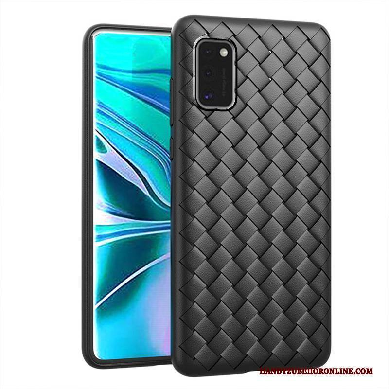 Hülle Samsung Galaxy A41 Mode Schwarz Handyhüllen, Case Samsung Galaxy A41 Schutz Temperieren Einfach