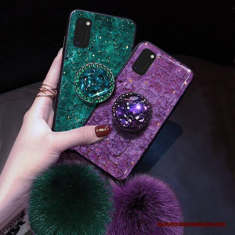 Hülle Samsung Galaxy A41 Schutz Neu Muster, Case Samsung Galaxy A41 Mode Anti-sturz Grün