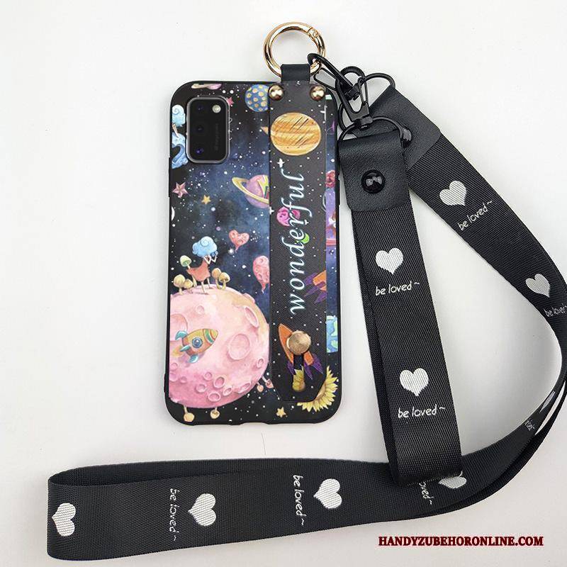 Hülle Samsung Galaxy A41 Weiche Handyhüllen Trend, Case Samsung Galaxy A41 Halterung Hängende Verzierungen Nette