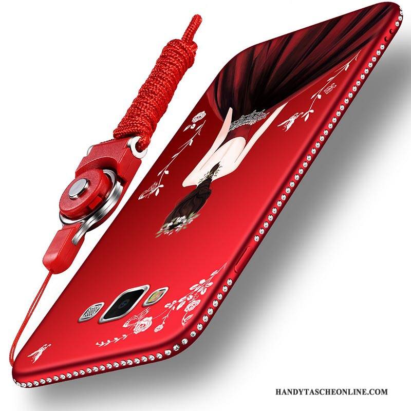 Hülle Samsung Galaxy A5 2015 Weiche Anti-sturz Handyhüllen, Case Samsung Galaxy A5 2015 Taschen Nubuck Groß