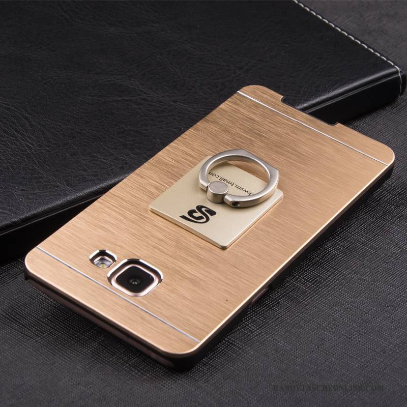 Hülle Samsung Galaxy A5 2016 Metall Trend Gold, Case Samsung Galaxy A5 2016 Schutz Schwer Anti-sturz