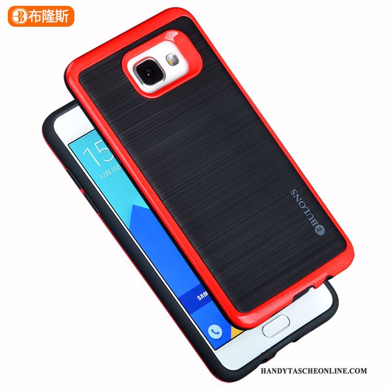 Hülle Samsung Galaxy A5 2016 Schutz Handyhüllen Rot, Case Samsung Galaxy A5 2016 Weiche Persönlichkeit Anti-sturz