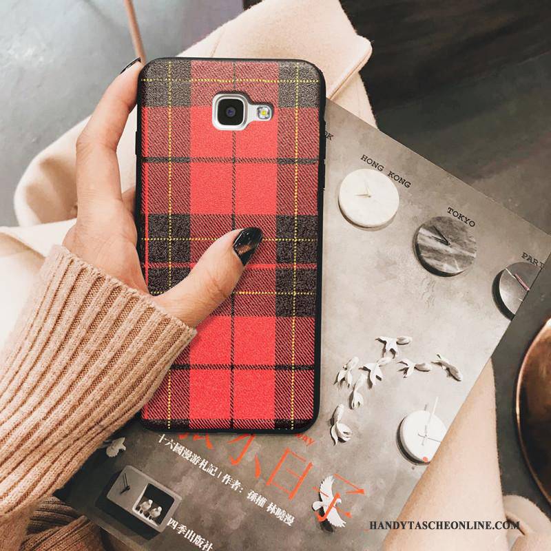 Hülle Samsung Galaxy A5 2016 Taschen Persönlichkeit Rot, Case Samsung Galaxy A5 2016 Weiche Anti-sturz Handyhüllen