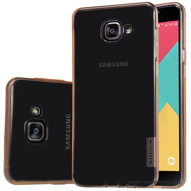 Hülle Samsung Galaxy A5 2016 Weiche Handyhüllen Gold, Case Samsung Galaxy A5 2016 Schutz Transparent Dünne