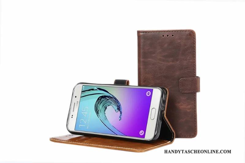 Hülle Samsung Galaxy A5 2017 Lederhülle Handyhüllen Karte, Case Samsung Galaxy A5 2017 Schutz