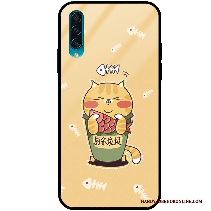 Hülle Samsung Galaxy A50s Kreativ Handyhüllen Anti-sturz, Case Samsung Galaxy A50s Silikon Glas Nette