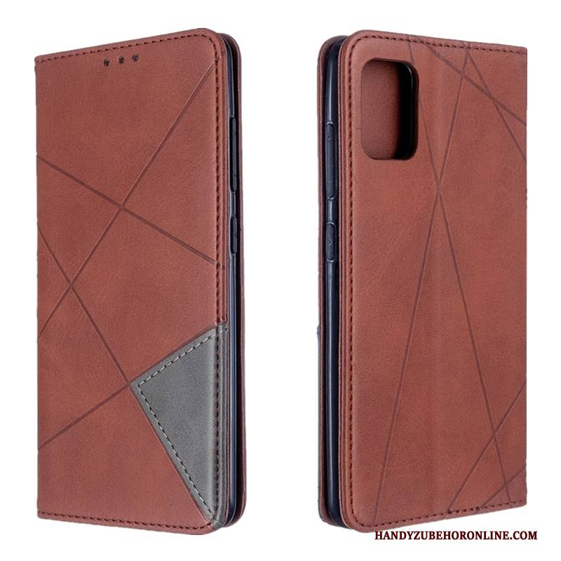 Hülle Samsung Galaxy A51 Lederhülle Membran Handyhüllen, Case Samsung Galaxy A51 Taschen