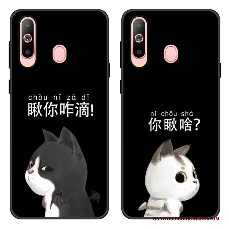 Hülle Samsung Galaxy A60 Weiche Handyhüllen Schwarz, Case Samsung Galaxy A60 Silikon Anti-sturz