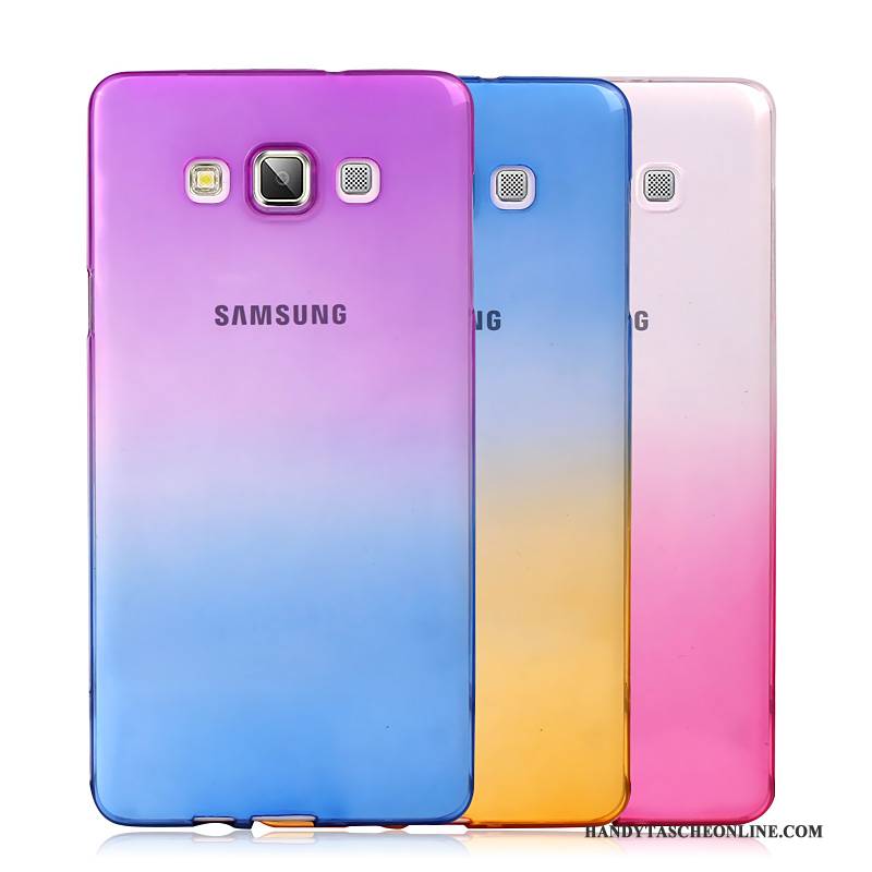 Hülle Samsung Galaxy A7 2015 Farbe Anti-sturz Kühl, Case Samsung Galaxy A7 2015 Weiche Handyhüllen Farbverlauf