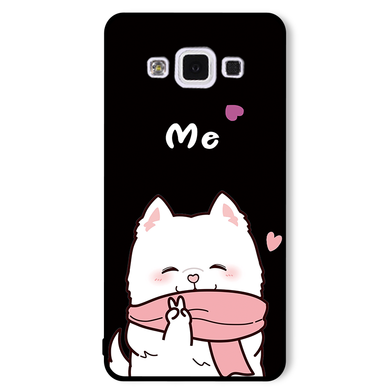 Hülle Samsung Galaxy A7 2015 Schutz Schwarz Handyhüllen, Case Samsung Galaxy A7 2015 Weiche Anti-sturz
