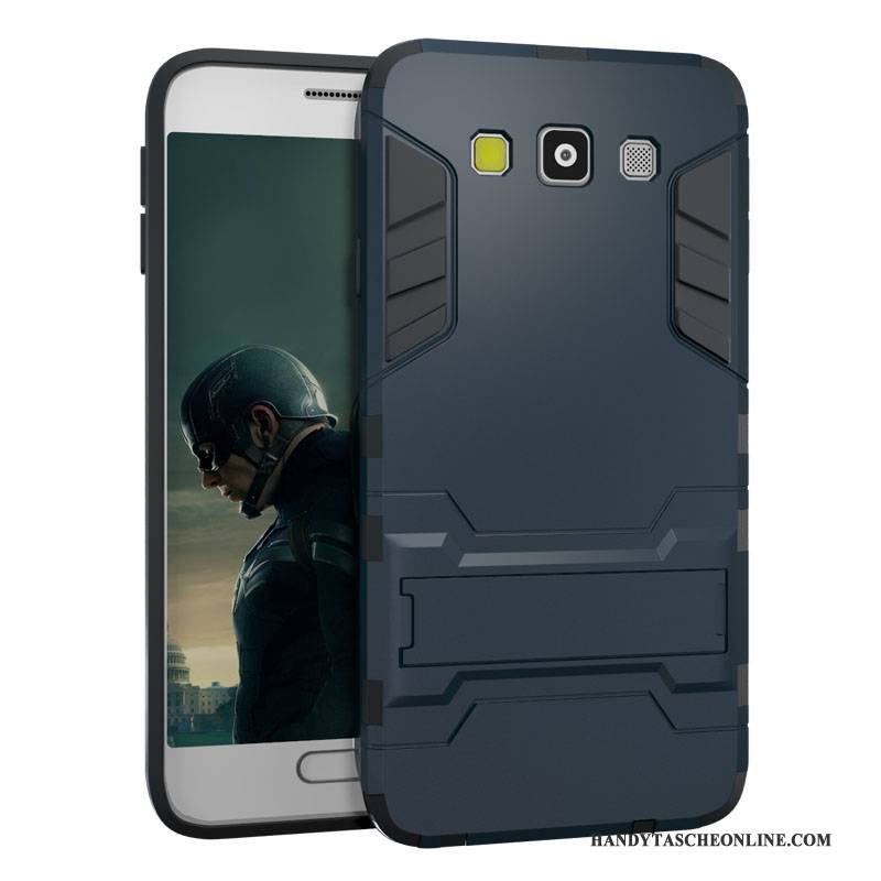 Hülle Samsung Galaxy A7 2015 Silikon Grün Schwer, Case Samsung Galaxy A7 2015 Taschen Trend Anti-sturz