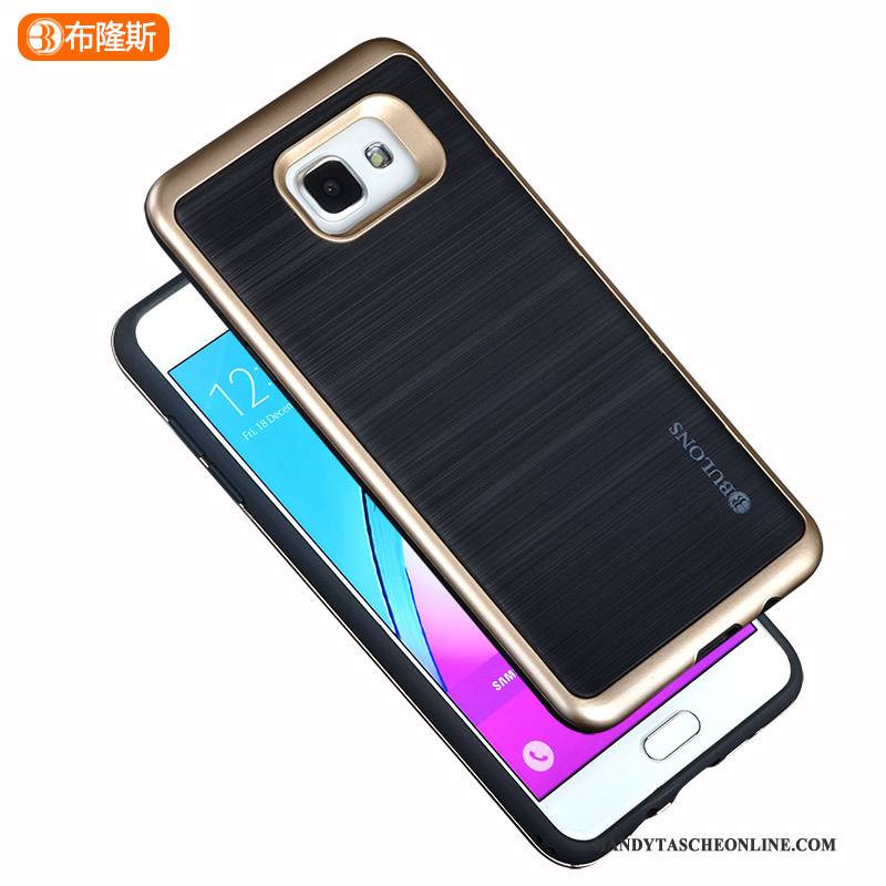 Hülle Samsung Galaxy A7 2016 Schutz Gold Handyhüllen, Case Samsung Galaxy A7 2016 Taschen Persönlichkeit Anti-sturz