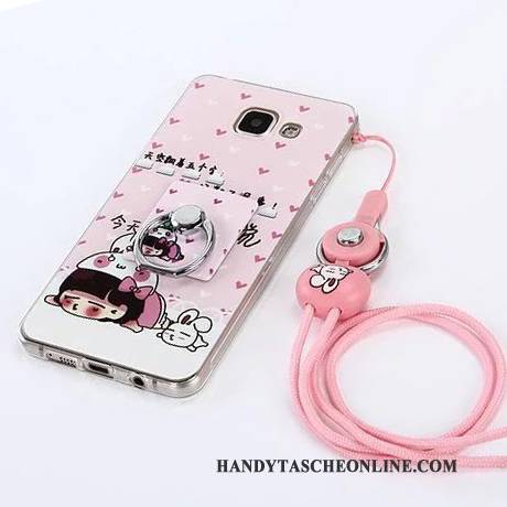 Hülle Samsung Galaxy A7 2016 Silikon Anti-sturz Rosa, Case Samsung Galaxy A7 2016 Weiche Handyhüllen