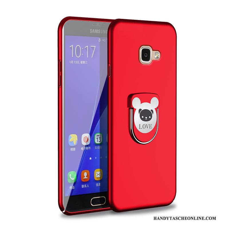 Hülle Samsung Galaxy A7 2016 Taschen Trend Anti-sturz, Case Samsung Galaxy A7 2016 Schutz Handyhüllen Rot