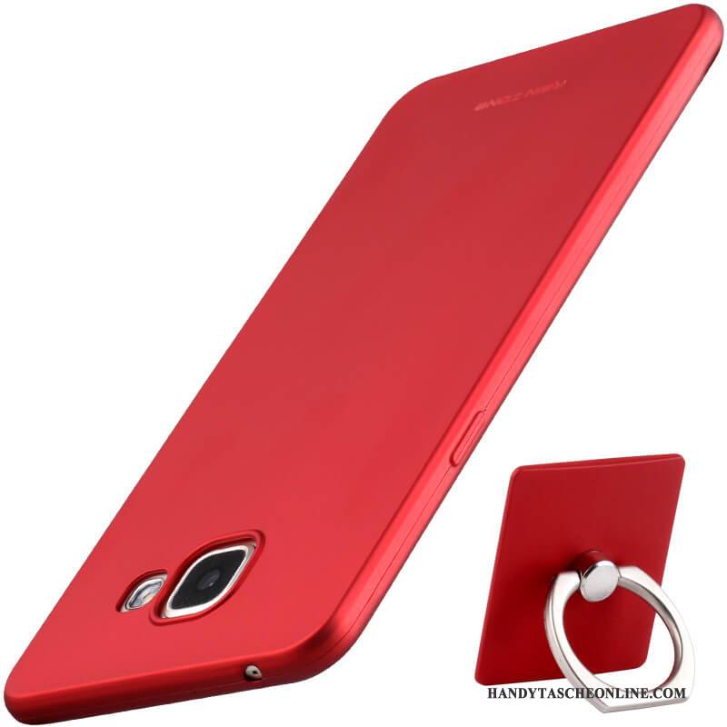 Hülle Samsung Galaxy A7 2016 Weiche Handyhüllen Rot, Case Samsung Galaxy A7 2016 Taschen