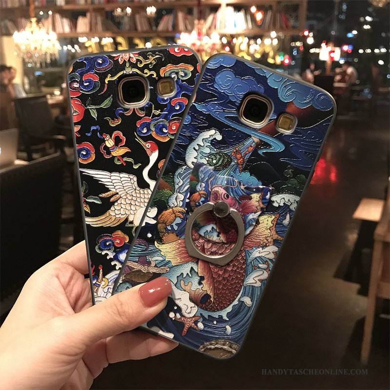 Hülle Samsung Galaxy A7 2017 Farbe Persönlichkeit Hängende Verzierungen, Case Samsung Galaxy A7 2017 Taschen Wind Trend
