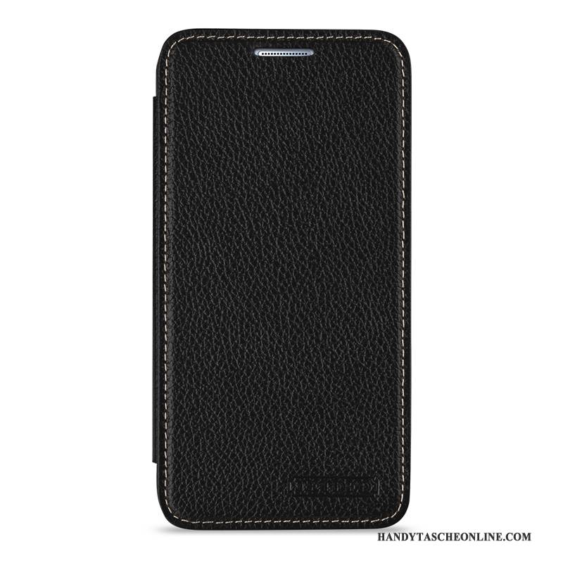 Hülle Samsung Galaxy A7 2017 Schutz Schwarz Handyhüllen, Case Samsung Galaxy A7 2017 Folio