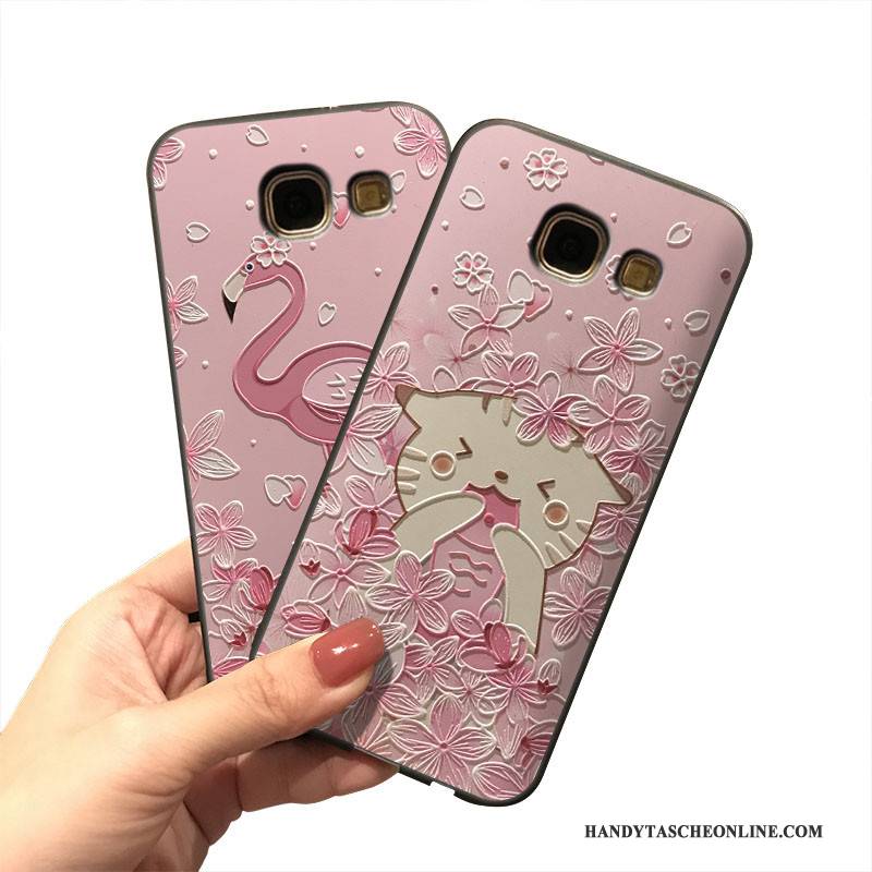 Hülle Samsung Galaxy A7 2017 Taschen Nette Hängende Verzierungen, Case Samsung Galaxy A7 2017 Silikon Trend Persönlichkeit