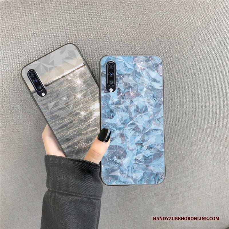 Hülle Samsung Galaxy A70 Mode Diamantform Einfach, Case Samsung Galaxy A70 Handyhüllen Anti-sturz