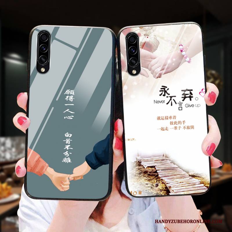 Hülle Samsung Galaxy A70s Schutz Angepasst Anti-sturz, Case Samsung Galaxy A70s Taschen Handyhüllen Glas