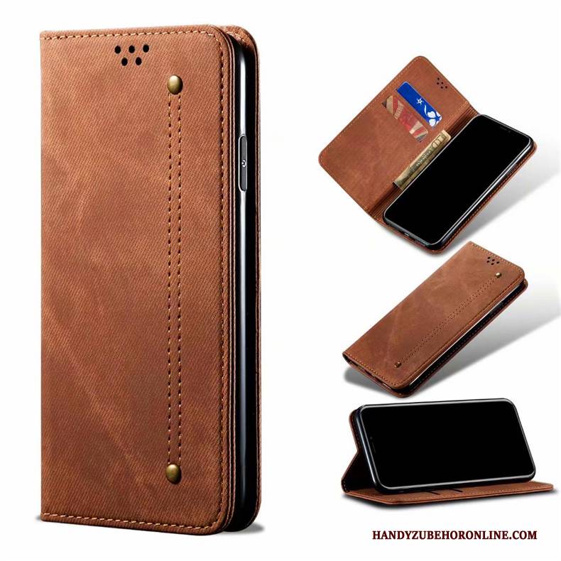 Hülle Samsung Galaxy A71 Lederhülle Verschleißfeste Handyhüllen, Case Samsung Galaxy A71 Taschen Braun Fühlen