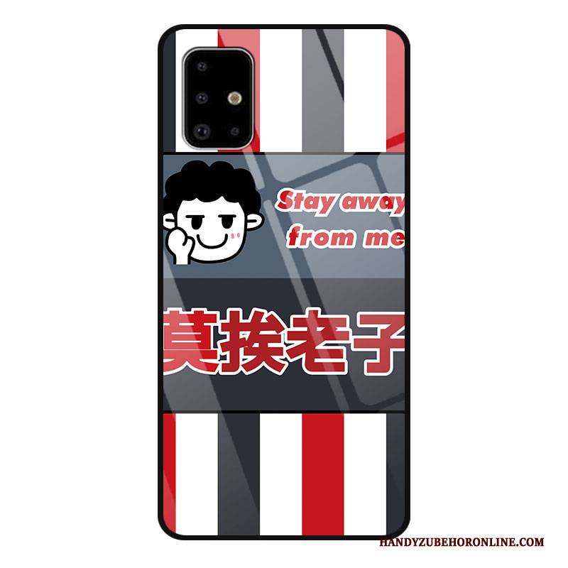 Hülle Samsung Galaxy A71 Taschen Anti-sturz Schwer, Case Samsung Galaxy A71 Schutz Liebhaber Rot