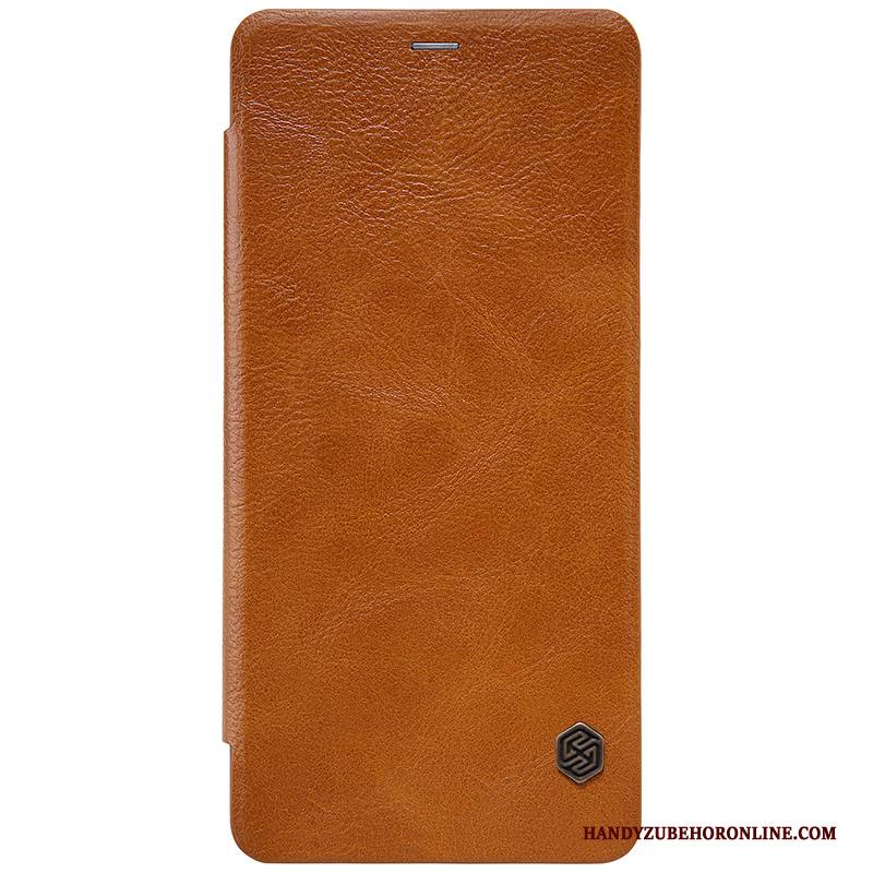 Hülle Samsung Galaxy A8 2018 Lederhülle Gold Gelb, Case Samsung Galaxy A8 2018 Folio