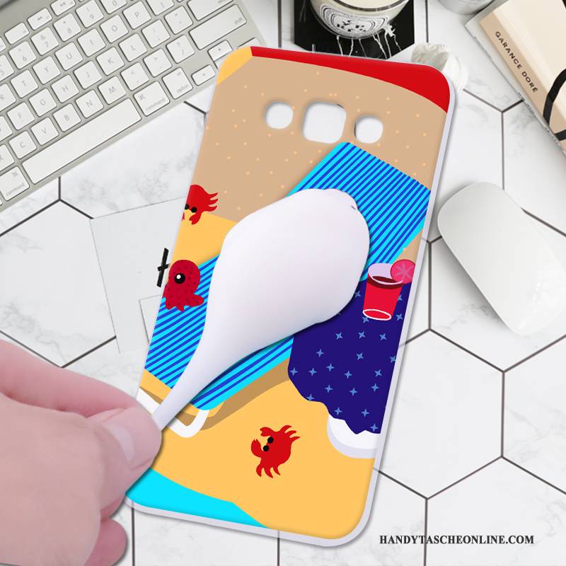 Hülle Samsung Galaxy A8 Kreativ Dekompression Persönlichkeit, Case Samsung Galaxy A8 Taschen Dreidimensional Handyhüllen