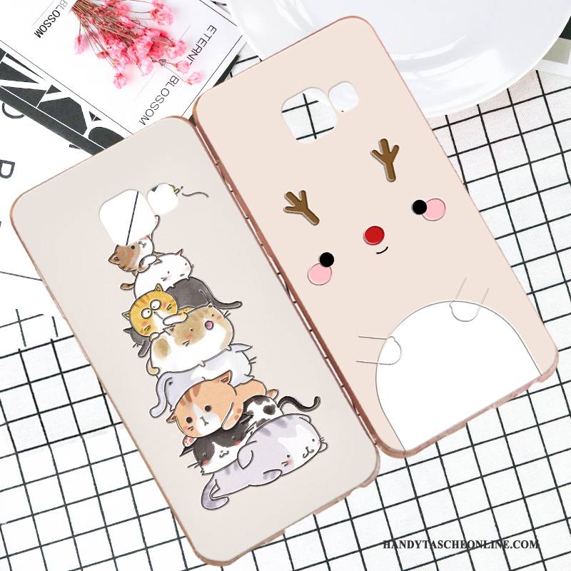 Hülle Samsung Galaxy A8 Schutz Khaki Anti-sturz, Case Samsung Galaxy A8 Weiche Schwer Handyhüllen