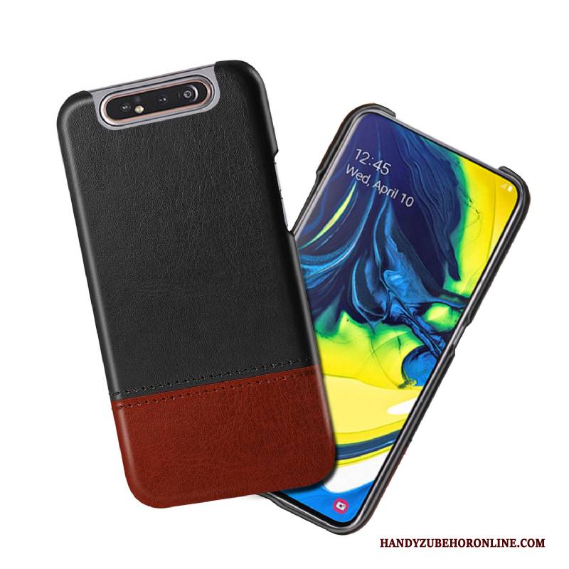 Hülle Samsung Galaxy A80 Lederhülle Persönlichkeit Handyhüllen, Case Samsung Galaxy A80 Schutz